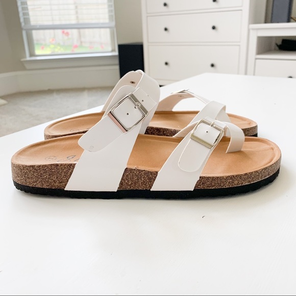 J. Mark Shoes - J.Mark White Sandals Urban-07